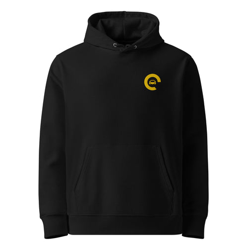 Hoodie Carspot brodé noir — Pack Drop 01